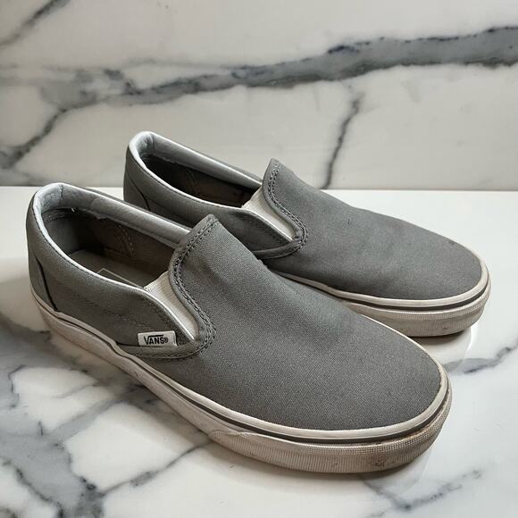 Vans Shoes - Vans Unisex Classic Gray Slip-on Shoes Men Sz 6 Women Sz 7.5 Old Skool Skater